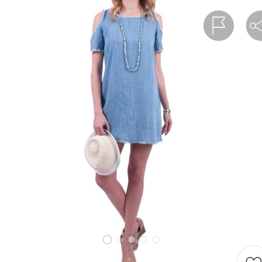 ‼️ Nordstrom's Elan Cold Shoulder Fray Dress SZ S